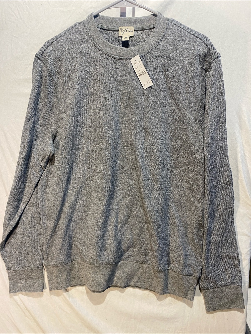 J. Crew Heather Gray Crewneck Sweatshirt new with tag